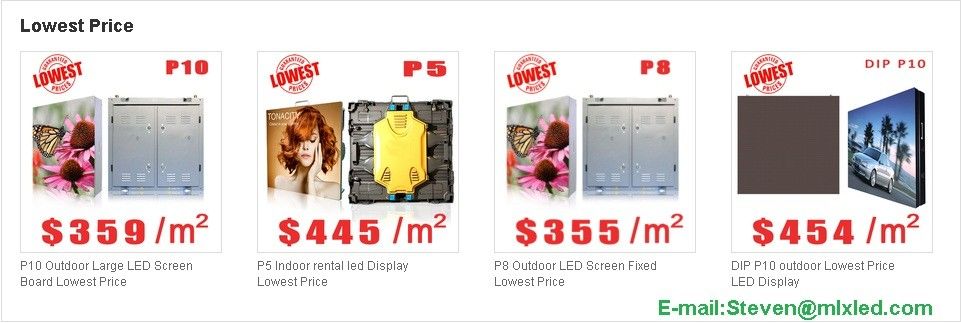 calidad LED DISPLAY Lowest Price fábrica