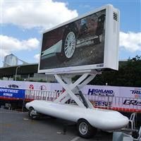 LED Trailer Mounted on Truck