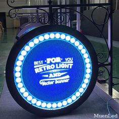Pantalla LED circular de un sólo lado interior al aire libre Muen LED del anuncio video P4.81