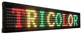 P10 LED Display Sign, 1-4 Line 128x32 Tri-Color